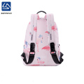 new style flamingo printing bags water-proof school bags backpack